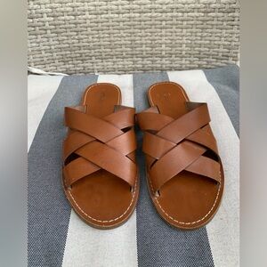 Madewell Boardwalk Woven Slide Sandal